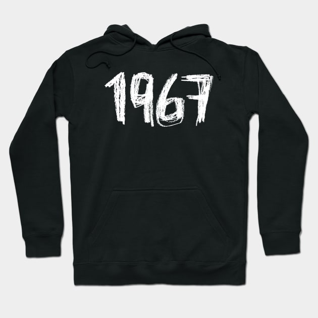 1967 Birthday, Birth Year 1967, Born in 1967 Hoodie by badlydrawnbabe